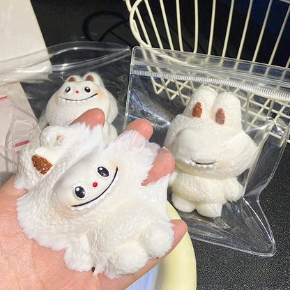 Taba Squshy Labbubu Blind Box Cute Squeeze Fidget Pendant Girl Gift Monster Office Party Games Slow Bounce Stress Relief Toys