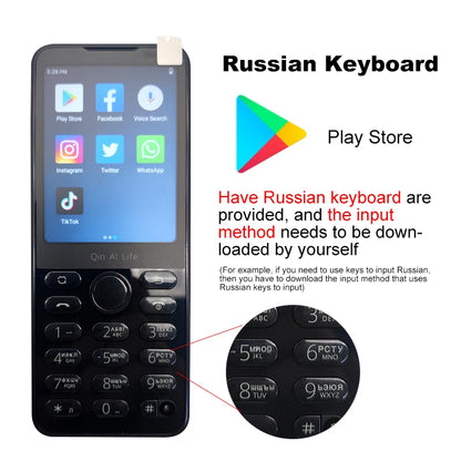 New Qin F21 Pro Smart Touch Screen Phone Wifi +2.8 Inch 3GB + 32GB / 4GB 64GB Bluetooth 5.0 480*640 Global Verison Phone