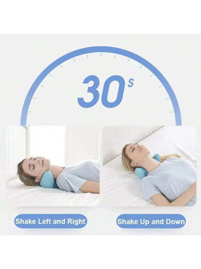 PC Pillow Cervical Traction, Cervical Muscle Relaxer Massager,Shoulder Neck Traction Correction for Relief Spine Alignment jing