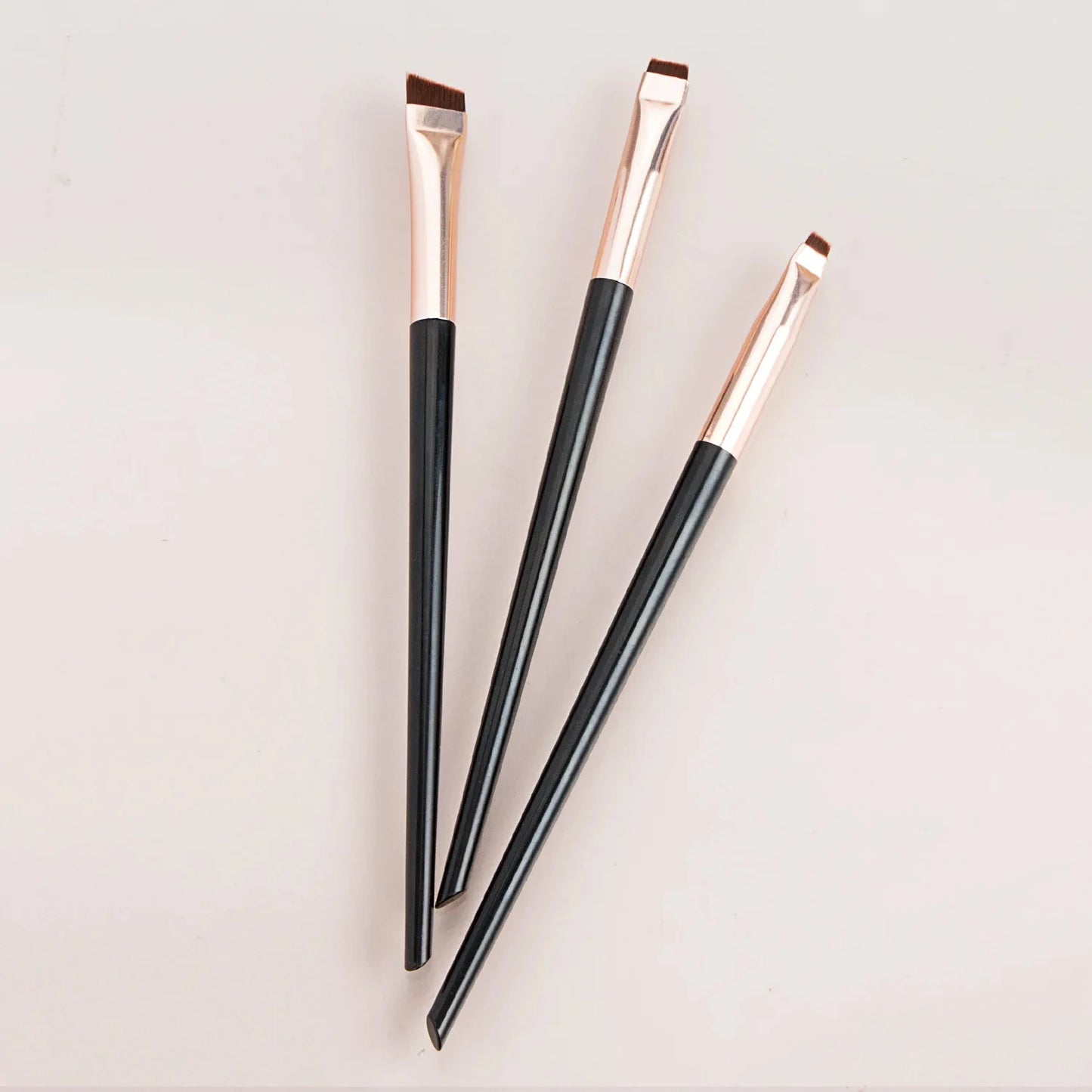 3pcs/set Blade Eyeliner Brush Eyebrow Brush Portable Flat Fine Eye Liner Brow Contour Makeup Brushes Makeup Tool