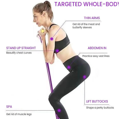 Tension Rope Sit-up Handle Waist Abdomen Exercise Training Elastic Yoga Pedal Puller Resistance Band Fitness Equipment