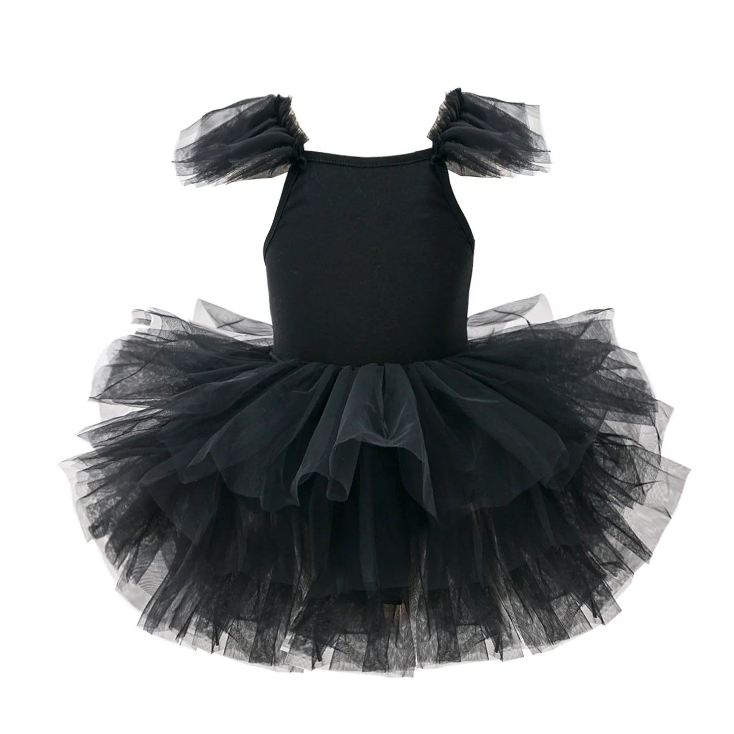 Baby Girl Princess Tutu Dress Sleeveless Infant Toddler Puffy Ballet Dress Black Pink White Party Dance Baby Clothes 1-8Y