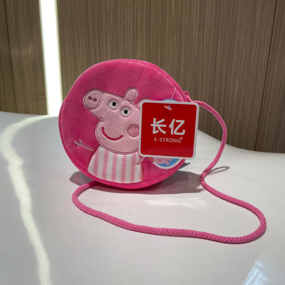 19cm 100% Genuine PEPPA PIG Stuffed Soft Doll Peppa George Zoe Suzy Rebecca Emily Danny Pedro bear Dinosaur Children Plush toy