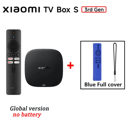 Global Version Xiaomi TV Box S 3rd Gen 4K Ultra HD 2G 32G WiFi BT5.2 Google TV Cast Netflix Smart TV Box Media Player 2025