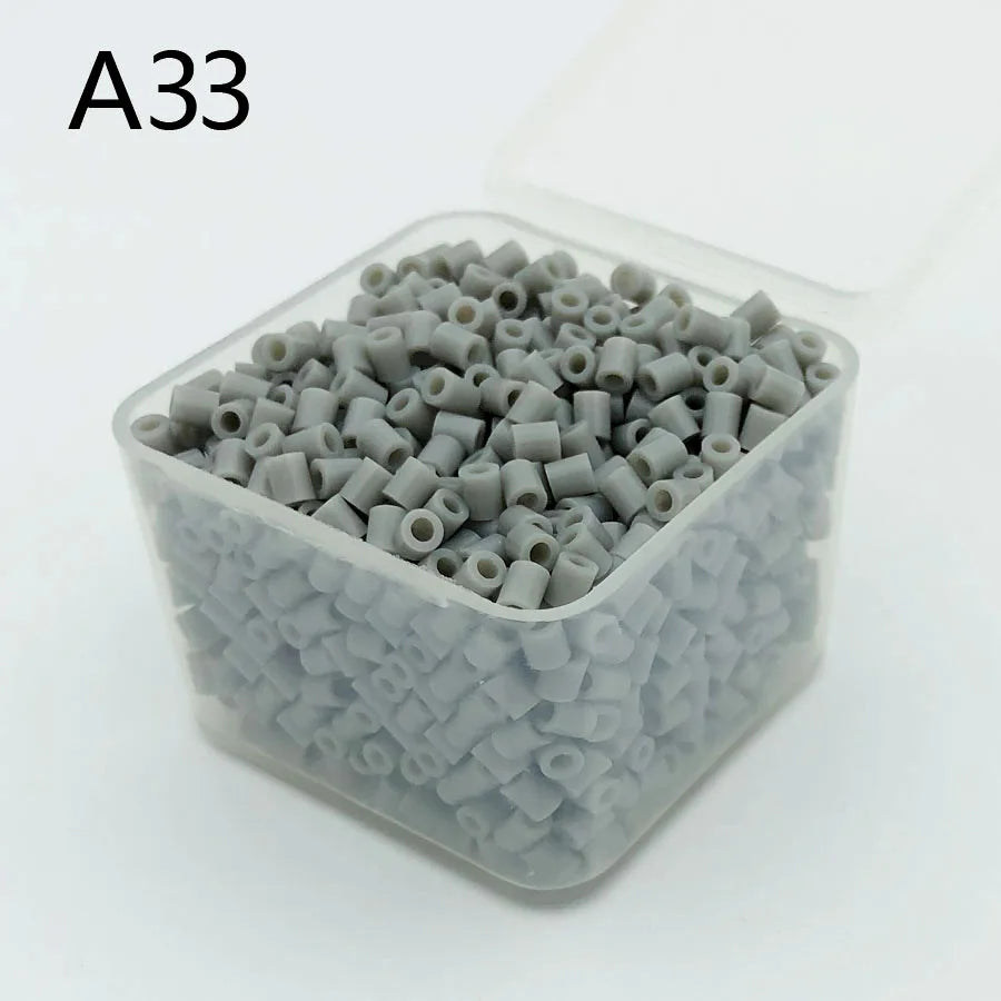 2.6mm Mini Beads/1200pcs/Box Packing Hama Beads Easy to Store For Kids Perler Iron Beads Fuse Handmade Gift Children Toy