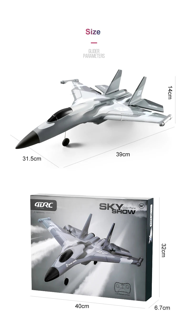 G1 Drone Glider Beginner Profesional 3 Channel RC Aircraft Remote Control Hand Throwing Plane Foam Electric Outdoor Airplane