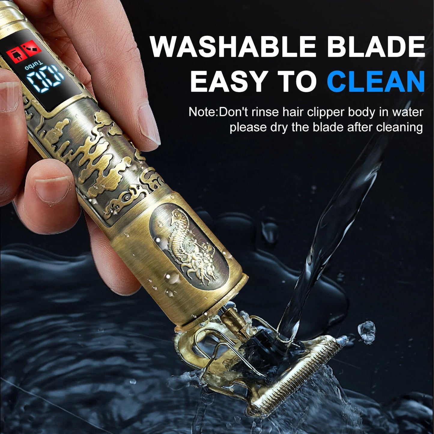 Sejoy Professional Hair Clippers Cordless Electric Hair Trimmer Shaving Machine Cool Design Cutting Barber Beard