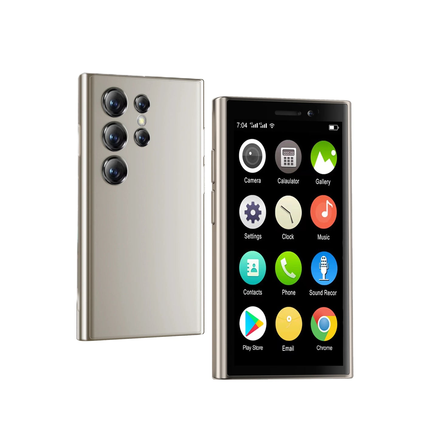 SERVO S26 Mini Android Smartphone 3G WCDMA Dual Camera 16GB ROM Play Store WhatsAPP WiFi Hotspot 2SIM Card Small Smart Cellphone