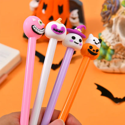 10-50Pcs Cartoon Neutral Pen Halloween Gift Student Prize Writing Tool Water-based Pen Cute Styling Sign pen