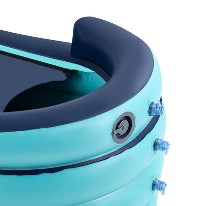 1.4m 4 layers Foldable Bathtub Household Inflatable Adult Bathtub With Wireless Electric Air Pump for Hot Water and Ice Bath