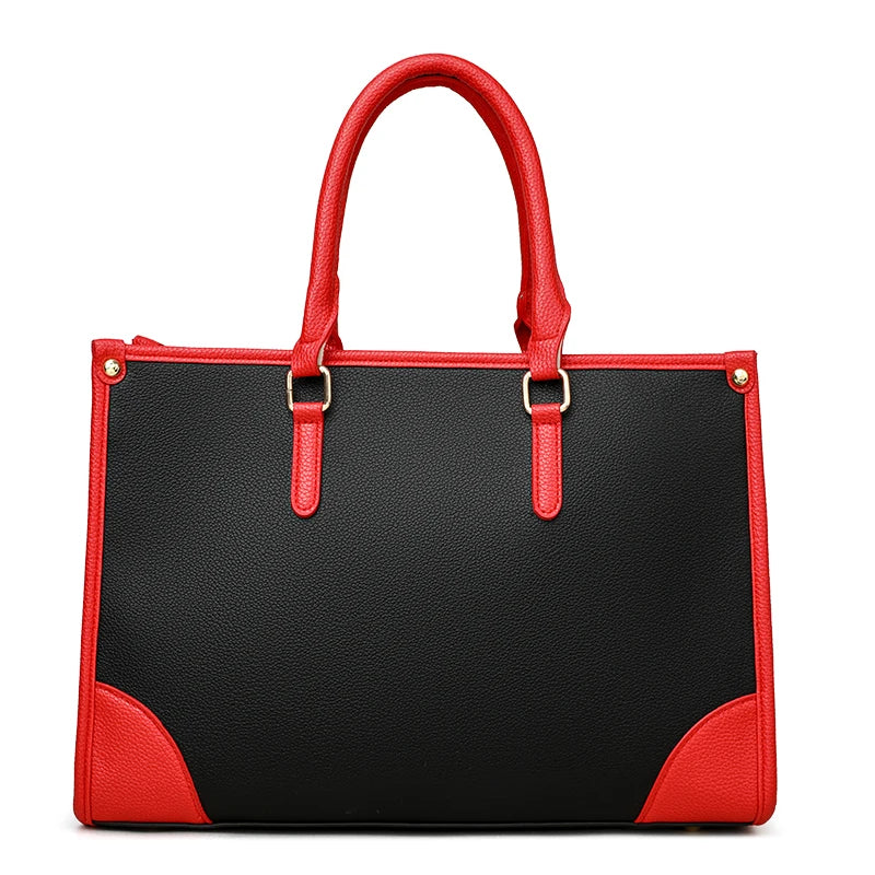The New Fashion Women's Bag All Match High-Grade Sense Bag Women's Large Capacity Briefcase Women's Single Shoulder Tote Bag