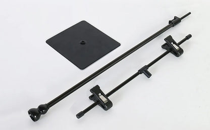 BFOLLOW 30cm T Shape Background Stand with 40cm PVC Backdrop Props for Product Photography Desk Photo Shooting Kit Studio Set
