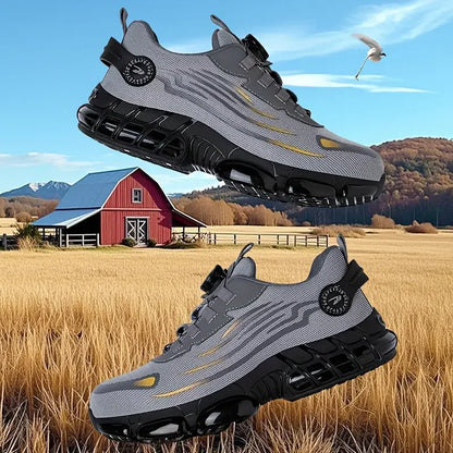 Men's Safety Shoes Are Suitable for Construction Work Leisure Sports Shoes Anti Puncture and Anti Smashing Steel Toe Shoes