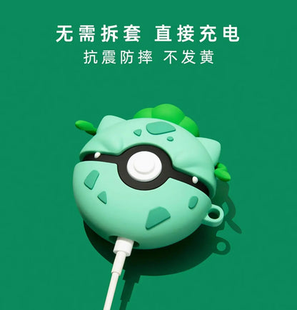 For Airpods 1 2 3 4 Pro Pro 2 Pro 3 Crayons Shark Dog Silicone Earphone Case Accessories Cover