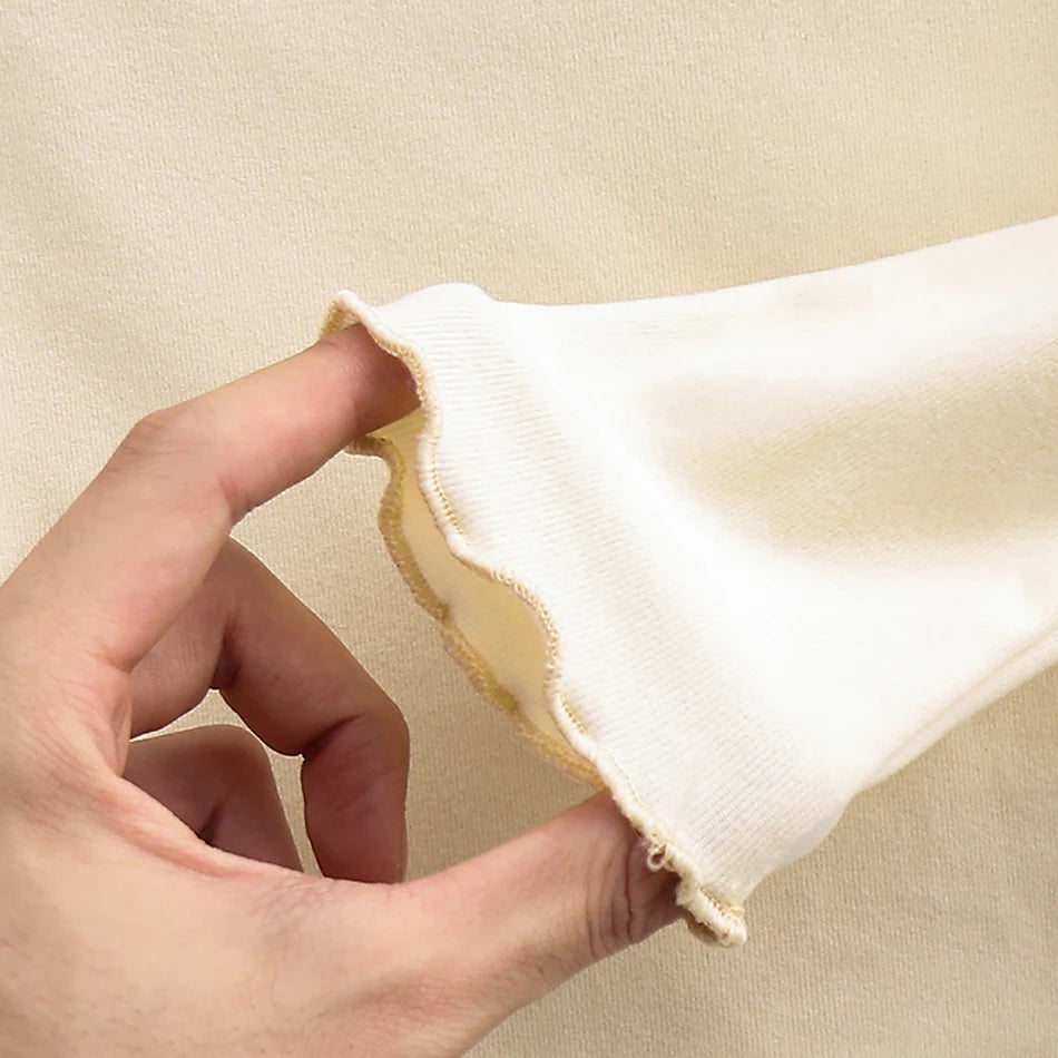 Girls Long Sleeve T-Shirt - Black Ruffle Edge Autumn Winter Base Layer