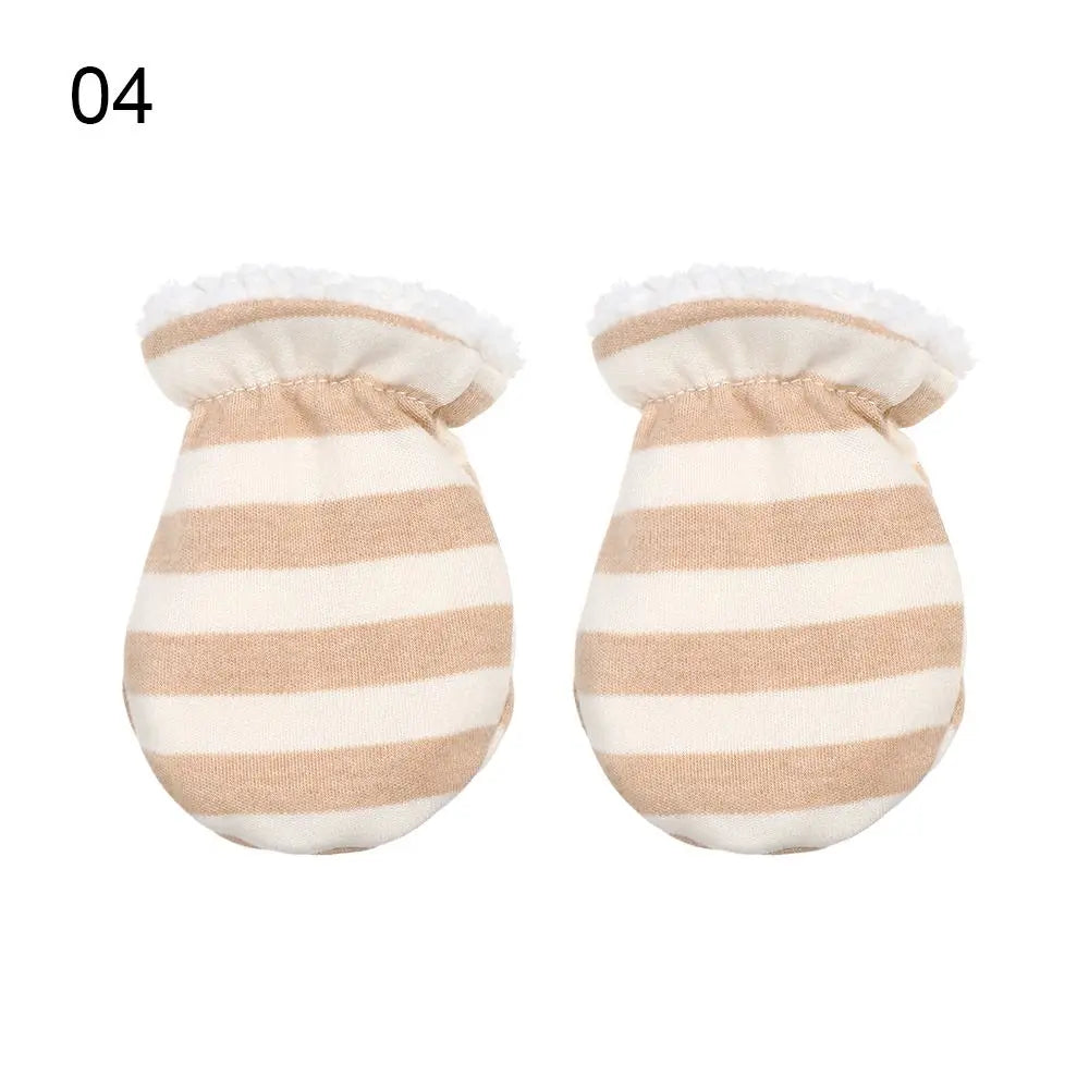Baby Fleece Gloves - Soft Cotton Mittens for Newborn Toddler Boys & Girls | Anti-Scratch Winter Gloves