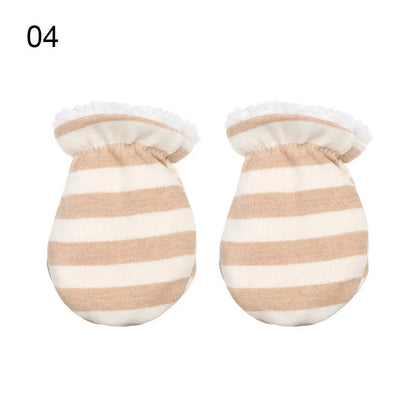 Baby Fleece Gloves - Soft Cotton Mittens for Newborn Toddler Boys & Girls | Anti-Scratch Winter Gloves