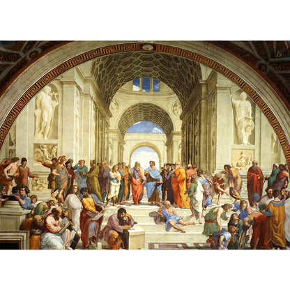MaxRenard Jigsaw Puzzle 1000 Pieces The School of Athens Raphael Environmentally Friendly Paper Christmas Gift Toy