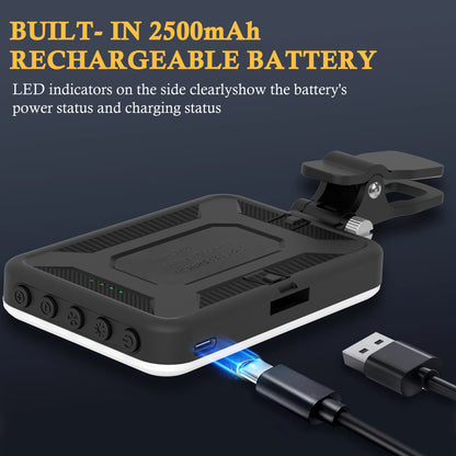 LED Selfie Light,60 LED Beads 2500mAh Rechargeable CRI 97+, 7 Light Modes,Portable Clip on Light for Phone Tablet Laptop TikTok