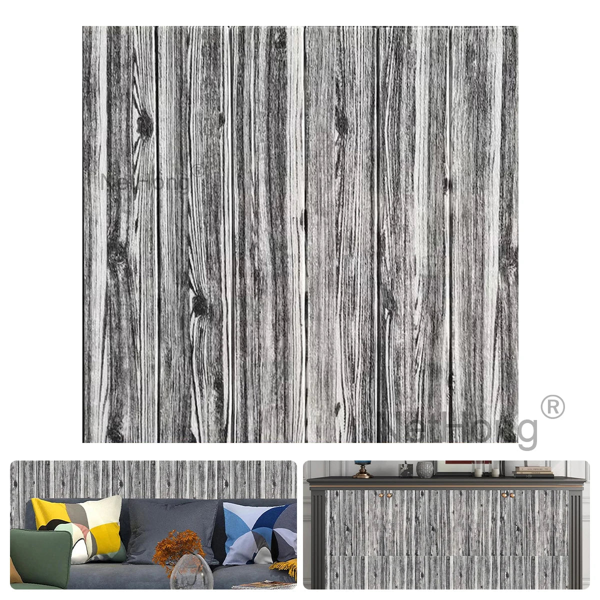 Waterproof Brick Stone Wallpaper Self Adhesive Vinyl Wall Decor Sticker 70*77cm