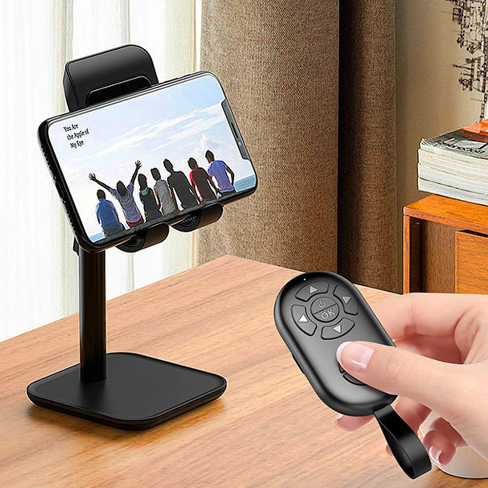 8 Buttons Wireless Phone Selfie Photo Shutter For Tiktok Video Page Turner Rechargeable Bluetooths-compatible Remote Controller