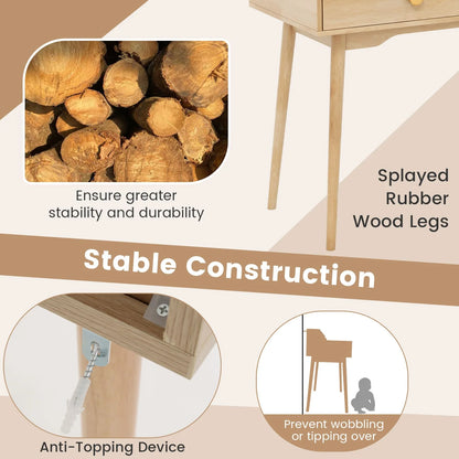 GOFLAME Writing Desk 120 CM Home Office Computer Workstation
