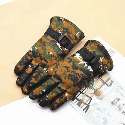 Kids Winter Warm Windproof Cold Weather Outdoor Sports Gloves For Boys Girls Fleece Snow Gloves Ski Gloves Boy Winter Glove