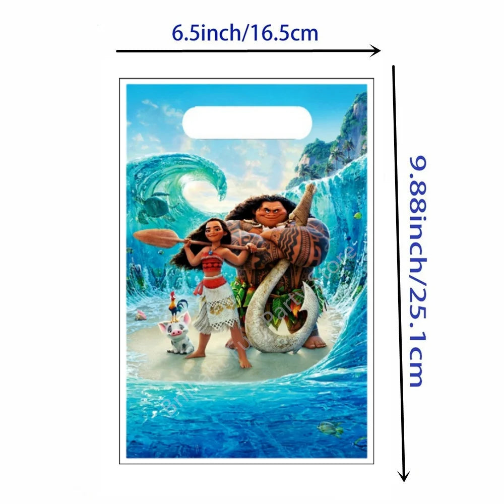 Moana Birthday Party Gift Supplies Party Favor Slap Bracelets Stickers Paper Bags Gifts Bag Goody Bag Pinata Fillers Baby Shower