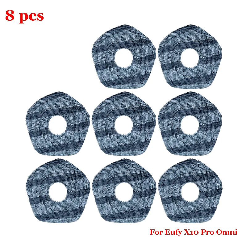 For Eufy X10 Pro Omni Robot Vacuum Cleaner Replacement Parts Mop Cloth Cover Rags Pads Spare Part Mop Cloth Accessories