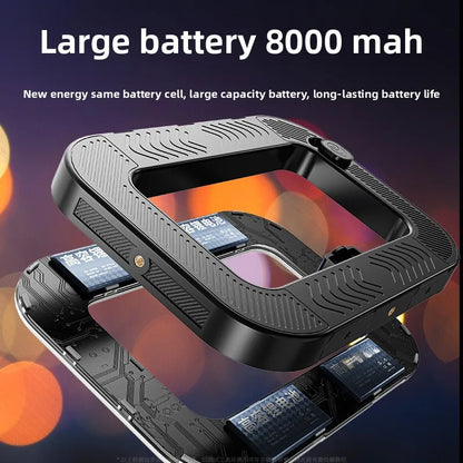 Phone Video Handheld LED Fill Light Selfie Light Phone Video Stabilizer for Camera, Phone, Tiktok, YouTube, Makeup, Video Blog