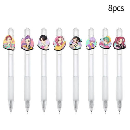 Demon Hunters Gel Pen Kpop Pen Hunter Ballpoint Pen Party Favors for Guest School Office Stationery Supplies Writing Tools