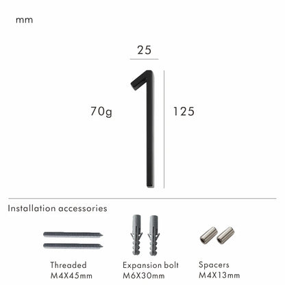 Nurlin 5 inchs 125mm Luxury Address Big House Numbers Modern Gold Black Silver Floating Signage Outdoor Digits Mailbox Sign