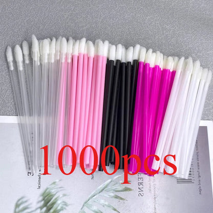 50/1000 PCS Lip Brushes Disposable Cosmetic Lip Brush Lipstick Lip Glossy Wands Cleaner Applicator Eyeshadow Makeup Brush Tool