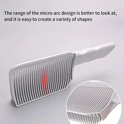 Fading Comb Professional Barber Clipper Blending Flat Top Hair Cutting Comb For Men Heat Resistant Fade Brush Salon Styling Tool