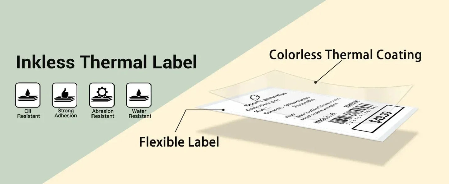 Thermal paper Label Maker Paper M110 Label for Small Business Multi-Purpose Thermal Sticker for M110 M221 M200 M220 Printer