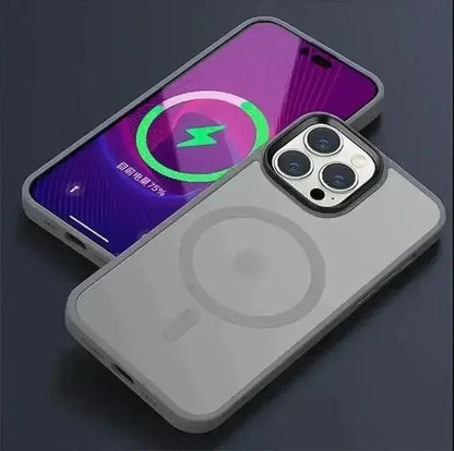 Translucent Frosted Matte Magnetic Phone Case For iPhone 17 16 15 14 Plus 13 12 Pro Max Case For Magsafe Wireless Charging Cover