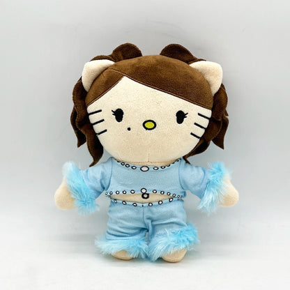 New Hello Kitty Ken Carson Rapper Trippie Taylors Plush Toy Doll with Clothes Stuffed Soft Plush Toys Fans Collect Gifts
