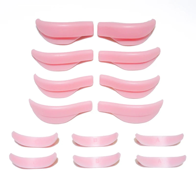 7Pair Silicone Eyelashes Curl Pads Set Y Eyelashes Brush Clean Comb Eye Lash Extension Perm Tools Eyelash Lifting Kit Accessorie