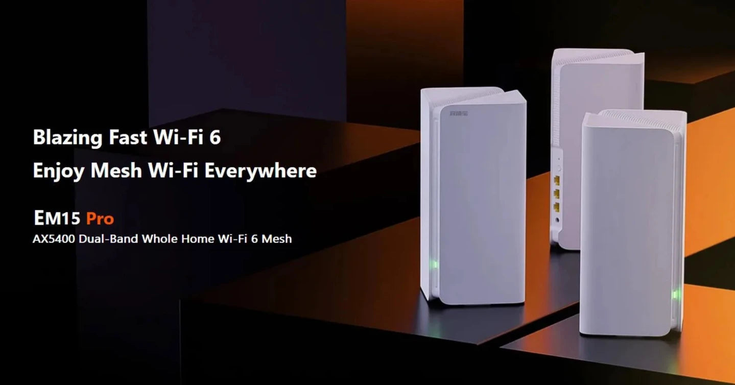 Tenda MW6 Mesh Wireless Gigabit Router 11AC Dual-Band 2.4G/5.0GHz Whole Home Wifi Coverage System Long Range Bridge Repeater