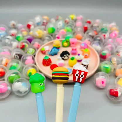 30/50 Pcs 32mm Transparent Eggshell Mixed Toy Kids Birthday Party Favor Pinata Gift Bag Filler Carnival Christmas Gift Reward