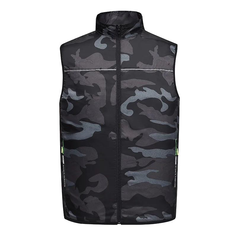 Summer Cooling Fan-Equipped Air-Conditioned Vest—Ideal for High-Temperature Work Environments; Breathable Outdoor Cooling Vest
