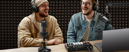MaonoCaster E2 Gen2 Audio Interface Mixer with Dual XLR Input for Dual Podcast Live Streaming Gaming Audio Interfaces Sound Card