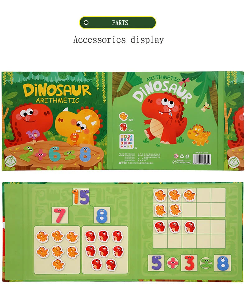 Kids Math Arithmetic Magnetic Stickers Digital Decomposition Arithmetic Montessori Games Baby Early Learning Education Toys