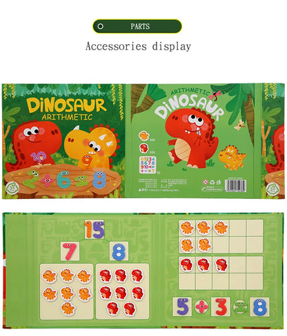Kids Math Arithmetic Magnetic Stickers Digital Decomposition Arithmetic Montessori Games Baby Early Learning Education Toys