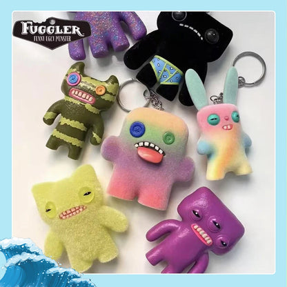 Fuggler Orignal Blind Box Keychain Pendant Model Doll Funny Ugly Monster Figure Statue 6-8.5cm Ornaments Dolls Birthday Gifts