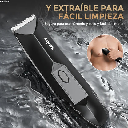 Sejoy Body Hair Trimmer Clipper for Men,Rechargeable Cordless Barber Clippers,Electric Hair Trimmer,Waterproof Beard Trimmer