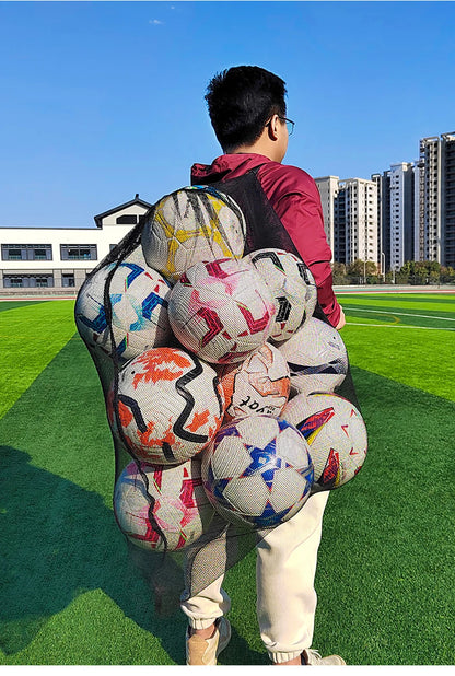 Loogdeel Football Basketball Ball Pack Double Shoulder Storage Pouch Shoulder Net Pocket Bag Training Sports Equipment Bag