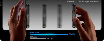 SUPCASE Magnetic Wallet Phone Stand Card Holder for iPhone 16/15/14/13 Series Strong Magnetic Lock Wallet with Stand