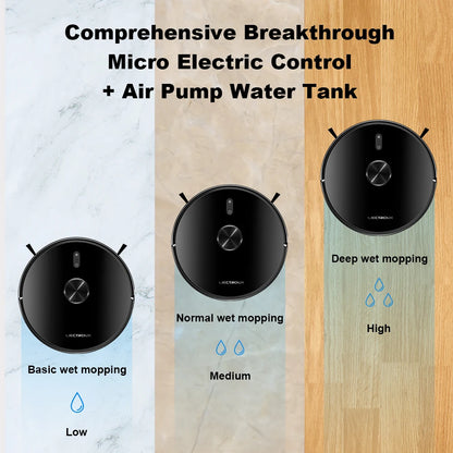 Liectroux / LILIN X6 LDS Saugroboter, Laser-Lidar-Navigation, Nass- und Trockenwischen, 6500 Pa Saugkraft, Mehrbodenkarte, Teppichverstärkung