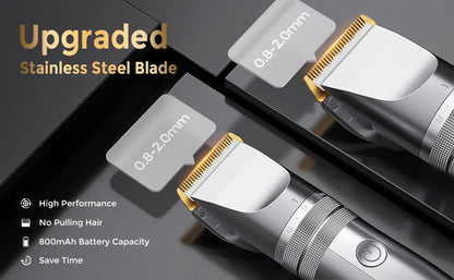 Sejoy Professional Hair Clippers for Men Rechargeable Beard Trimmer Cordless Barber Clippers for Hair Cutting Grooming